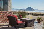 This home offers lots of comfy outdoor furniture plus a gas firepit. Grab your wine and enjoy the view
